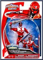 Time Force Red Ranger Action Hero from Power Rangers Super Megaforce - Action Heroes manufactured by Bandai [Front]