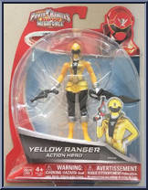 Yellow Ranger Action Hero from Power Rangers Super Megaforce - Action Heroes manufactured by Bandai [Front]