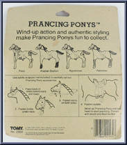 Palomino from Prancing Ponys - Wind-Ups manufactured by Tomy [Back]