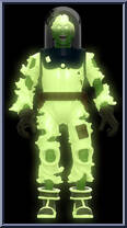 Commander Ben Woodruff (Ghostly Weird Stories) (Toxic Glow) from Pre-Code Horror - ReAction Figures manufactured by Super7 [Loose]