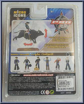 Adriano Moraes & Cash from Professional Bull Riders - Basic Series manufactured by X-Concepts [Back]