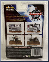 JW Hart & Night Life from Professional Bull Riders - Basic Series manufactured by X-Concepts [Back]