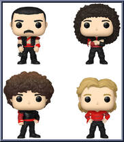 Radio Ga Ga 4-Pack from Queen - Pop! Sets manufactured by Funko [Loose]