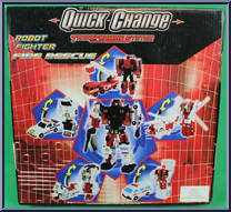 Fire Rescue Set from Quick Change Transforming System - Basic Series manufactured by Polyfect [Back]