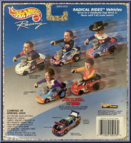 Adam Petty from Radical Rides - Racing manufactured by Mattel [Back]