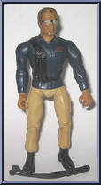 General Warhawk (Whip Action) from Rambo - Basic Series manufactured by Coleco [Loose]