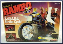 Savage Strike Cycle from Rambo - Accessories manufactured by Coleco [Front]