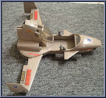 Skywolf Assault Jet from Rambo - Accessories manufactured by Coleco [Loose]