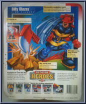 Billy Blazes (Fire Fighter) from Rescue Heroes - Basic Series manufactured by Fisher-Price [Back]