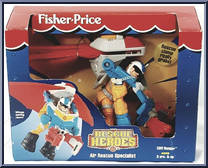 Cliff Hanger (Air Rescue Specialist) from Rescue Heroes - Basic Series manufactured by Fisher-Price [Front]