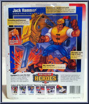 Jack Hammer (Construction Expert) from Rescue Heroes - Basic Series manufactured by Fisher-Price [Back]