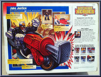 Jake Justice (Motorcycle Police Officer) from Rescue Heroes - Basic Series manufactured by Fisher-Price [Back]