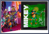 Mikey from Rise of the Teenage Mutant Ninja Turtles - Exclusives manufactured by Playmates [Front]