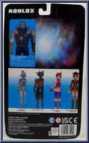 Cythrex, The Darkened Cyborg Knight from Roblox - Virtual 5 manufactured by Jazwares [Back]