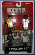 Final Bout Rocky / Final Bout Apollo Creed / Tiger Jacket Rocky / Paulie from Rocky - Minimates - Box Sets manufactured by Diamond Select [Front]