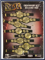 Championship Belt Accessory Pack (Gold) from ROH - Accessories manufactured by Figures Toy Company [Front]