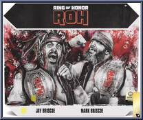 Jay Briscoe / Mark Briscoe from ROH - Basic Series manufactured by Jazwares [Front]