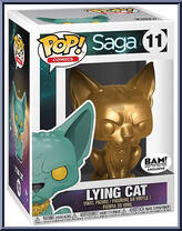 Lying Cat (Gold) from Saga - Pop! Vinyl Figures manufactured by Funko [Front]
