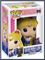 Sailor Moon & Luna from Sailor Moon - Pop! Vinyl Figures manufactured by Funko [Front]