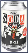 Aku from Samurai Jack - Soda manufactured by Funko [Front]