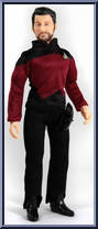 Cmdr Will Riker from Sci-Fi - Star Trek manufactured by Mego 2018 [Loose]