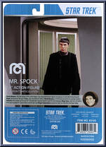 Mr. Spock (Black Vulcan Robes) from Sci-Fi - Star Trek manufactured by Mego 2018 [Back]