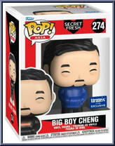 Big Boy Cheng (Blue Hoodie) from Secret Fresh - Pop! Vinyl Figures manufactured by Funko [Front]