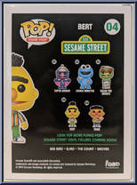 Bert from Sesame Street - Pop! Vinyl Figures manufactured by Funko [Back]