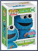 Cookie Monster (Flocked) from Sesame Street - Pop! Vinyl Figures manufactured by Funko [Front]