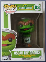 Oscar the Grouch (Green) from Sesame Street - Pop! Vinyl Figures manufactured by Funko [Front]