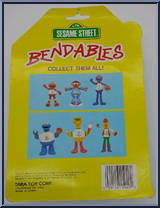 Big Bird from Sesame Street - Bendables manufactured by Tara Toy [Back]
