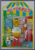 Big Bird from Sesame Street - Bendables manufactured by Tara Toy [Front]