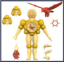 Mo-Lec-U-Lar (Toy Version) from SilverHawks - Ultimate manufactured by Super7 [Loose]