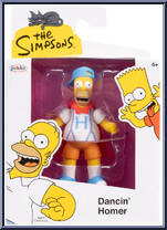 Dancin' Homer from Simpsons - Mini manufactured by Jakks Pacific [Front]