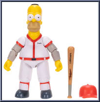 Homer (Baseball) from Simpsons - Basic Series manufactured by Jakks Pacific [Loose]