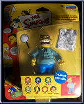 Grampa Simpson from Simpsons - UK Exclusives manufactured by Playmates [Front]
