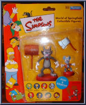 Itchy & Scratchy from Simpsons - UK Exclusives manufactured by Playmates [Front]