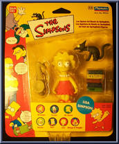 Lisa Simpson from Simpsons - UK Exclusives manufactured by Playmates [Front]