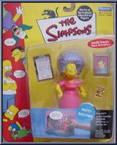 Patty Bouvier from Simpsons - Series  4 manufactured by Playmates [Front]