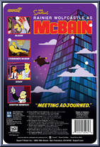 Scoey (McBain) from Simpsons - ReAction Figures manufactured by Super7 [Back]