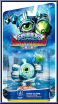 Dive Clops from Skylanders - SuperChargers - Basic Series manufactured by Activision [Front]