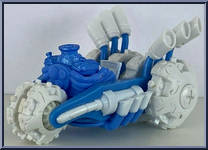 Power Blue Gold Rusher from Skylanders - SuperChargers - Vehicles manufactured by Activision [Loose]