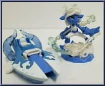 Power Blue Splat / Power Blue Splatter Splasher from Skylanders - SuperChargers - Combo Packs manufactured by Activision [Loose]