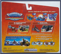 Shark Shooter Terrafin / Shark Tank from Skylanders - SuperChargers - Combo Packs manufactured by Activision [Back]