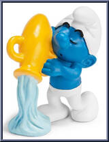 Aquarius Smurf Action Figure