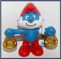 Libra Papa Smurf Action Figure