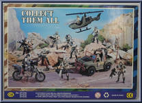 Military Men Playset from Soldier Force - Basic Series manufactured by Chap Mei [Back]