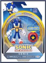 Sonic (with Star Spring) from Sonic the Hedgehog - Basic Series manufactured by Jakks Pacific [Front]