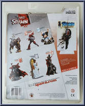 Spawn (Issue 30 Cover Art) from Spawn - Collectors Club Exclusives manufactured by McFarlane [Back]