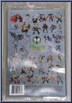Spawn (50th Issue) from Spawn - Collectors Club Exclusives manufactured by McFarlane [Back]